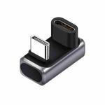 240W 80Gbps Type-C Full Function Adapter, Model:U-shaped Male to Female(Silver)