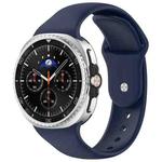 For Samsung Galaxy Watch8 / 8 Classic xDfind Reverse Buckle Silicone Watch Band(Midnight Blue)