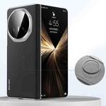 For Honor Magic V5 SULADA Skin Feel Liquid Leather Shockproof Phone Case(Black)