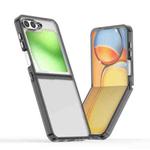 For Samsung Galaxy Z Flip6 / Flip7 FE Shine High Transparency Acrylic Phone Case(Black)