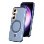 For Samsung Galaxy S25 / S24 5G Colorful 2 in 1 MagSafe Ring Holder Phone Case(Royal Blue)