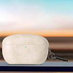 For Sony WF-1000XM5 Candy Color Crocodile Texture Earphone Protective Case(White)