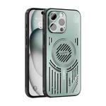 For iPhone 13 Pro Max ABEEL Ice Fox Series Magsafe Heat Sink Cooling Phone Case(Light Green)