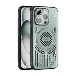 For iPhone 13 Pro ABEEL Ice Fox Series Magsafe Heat Sink Cooling Phone Case(Light Green)