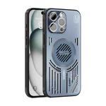 For iPhone 14 Pro ABEEL Ice Fox Series Magsafe Heat Sink Cooling Phone Case(Blue)