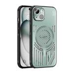 For iPhone 14 ABEEL Ice Fox Series Magsafe Heat Sink Cooling Phone Case(Light Green)