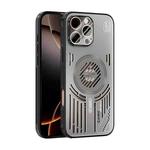 For iPhone 16 Pro Max ABEEL Ice Fox Series Magsafe Heat Sink Cooling Phone Case(Titanium Gray)