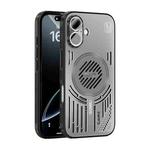 For iPhone 16 ABEEL Ice Fox Series Magsafe Heat Sink Cooling Phone Case(Titanium Gray)