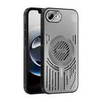 For iPhone 16e ABEEL Ice Fox Series Magsafe Heat Sink Cooling Phone Case(Titanium Gray)