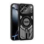 For iPhone 17 Pro Max ABEEL Ice Fox Series Magsafe Heat Sink Cooling Phone Case(Black)