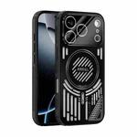 For iPhone 17 Pro ABEEL Ice Fox Series Magsafe Heat Sink Cooling Phone Case(Black)