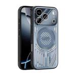 For iPhone 17 Pro ABEEL Ice Fox Series Magsafe Heat Sink Cooling Phone Case(Blue)