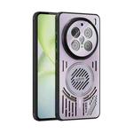 For vivo X200 Pro ABEEL Ice Fox Series Magsafe Heat Sink Cooling Phone Case(Pink Purple)