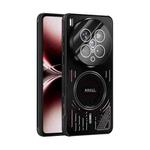 For vivo X200 Ultra ABEEL Ice Fox Series Magsafe Heat Sink Cooling Phone Case(Black)