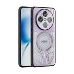 For vivo X200s ABEEL Ice Fox Series Magsafe Heat Sink Cooling Phone Case(Pink Purple)