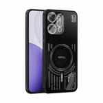 For OPPO Reno 14 Pro Global ABEEL Ice Fox Series Magsafe Heat Sink Cooling Phone Case(Black)
