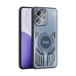 For OPPO Reno 14 Pro Global ABEEL Ice Fox Series Magsafe Heat Sink Cooling Phone Case(Blue)