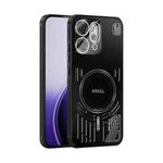 For OPPO Reno 14 Global ABEEL Ice Fox Series Magsafe Heat Sink Cooling Phone Case(Black)