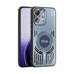 For OPPO Reno 14 Global ABEEL Ice Fox Series Magsafe Heat Sink Cooling Phone Case(Blue)