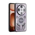 For OPPO Find X8 Ultra ABEEL Ice Fox Series Magsafe Heat Sink Cooling Phone Case(Pink Purple)