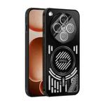 For OPPO Find X8s+ ABEEL Ice Fox Series Magsafe Heat Sink Cooling Phone Case(Black)