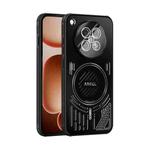 For OPPO Find X8s ABEEL Ice Fox Series Magsafe Heat Sink Cooling Phone Case(Black)