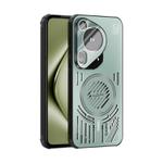 For Huawei Pura 70 Ultra ABEEL Ice Fox Series Magsafe Heat Sink Cooling Phone Case(Light Green)