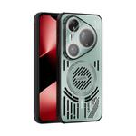 For Huawei Pura 80 Ultra 5G ABEEL Ice Fox Series Magsafe Heat Sink Cooling Phone Case(Light Green)