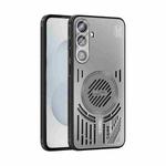 For Samsung Galaxy S25+ 5G ABEEL Ice Fox Series Magsafe Heat Sink Cooling Phone Case(Titanium Gray)