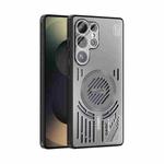 For Samsung Galaxy S25 Ultra 5G ABEEL Ice Fox Series Magsafe Heat Sink Cooling Phone Case(Titanium Gray)
