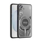 For Samsung Galaxy S25 5G ABEEL Ice Fox Series Magsafe Heat Sink Cooling Phone Case(Titanium Gray)