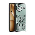 For Redmi K80 Pro ABEEL Ice Fox Series Magsafe Heat Sink Cooling Phone Case(Light Green)