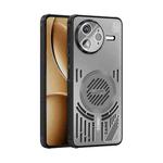 For Redmi K80 Pro ABEEL Ice Fox Series Magsafe Heat Sink Cooling Phone Case(Titanium Gray)