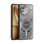 For Redmi K80 ABEEL Ice Fox Series Magsafe Heat Sink Cooling Phone Case(Titanium Gray)