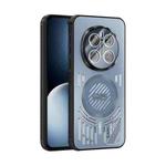 For Honor Magic7 Pro ABEEL Ice Fox Series Magsafe Heat Sink Cooling Phone Case(Blue)