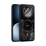 For Honor Magic7 ABEEL Ice Fox Series Magsafe Heat Sink Cooling Phone Case(Black)
