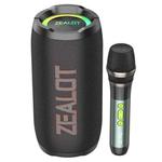 Zealot S76 50W Portable Outdoor RGB Bluetooth Speaker, Type:with 1pc Microphone(Black)