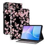 For Infinix Xpad 20 Crystal Texture Painted Leather Tablet Case(Plum Bossom)