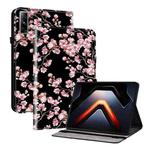 For Infinix Xpad GT Crystal Texture Painted Leather Tablet Case(Plum Bossom)