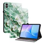 For Infinix Xpad 20 Crystal Texture Colored Drawing Leather Tablet Case(Jade Flowers)