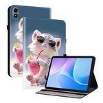 For Infinix Xpad 20 Crystal Texture Colored Drawing Leather Tablet Case(Cartoon Tiger Cub)