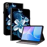 For Infinix Xpad 20 Crystal Texture Colored Drawing Leather Tablet Case(Black Orchid)