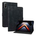 For Infinix Xpad GT Lily Embossed Leather Tablet Case(Black)