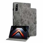 For Infinix Xpad GT Tiger Pattern Flip Leather Tablet Case(Grey)