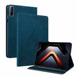 For Infinix Xpad GT Butterfly Flower Embossed Leather Tablet Case(Blue)