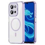 For Redmi 15C 4G 173.1mm PC Hybrid TPU Airbag Shockproof MagSafe Phone Case(Transparent Purple)