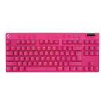 Logitech G PRO X TKL Wireless Gaming Keyboard, GX-T Mechanical Switches(Pink)