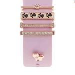 Smart Watch Band Decorative Ring Metal Accessories(Dog Paw)