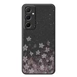 For Samsung Galaxy S21 5G A Series Minimalist TPU Creative Painted Phone Case(Black A0945)