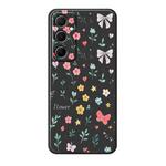 For Samsung Galaxy S21 5G A Series Minimalist TPU Creative Painted Phone Case(Black A0955)